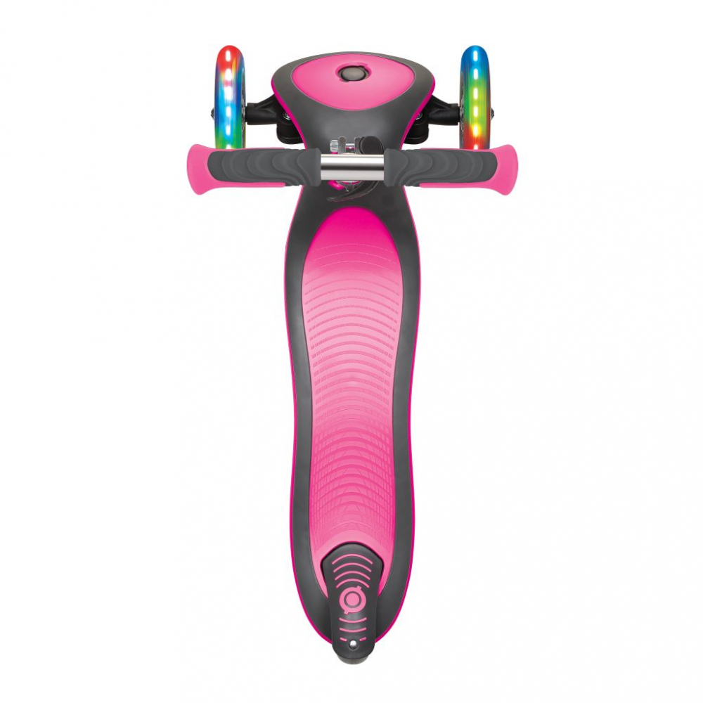 Trotineta pliabila Globber Elite Deluxe Lights Roz - 7