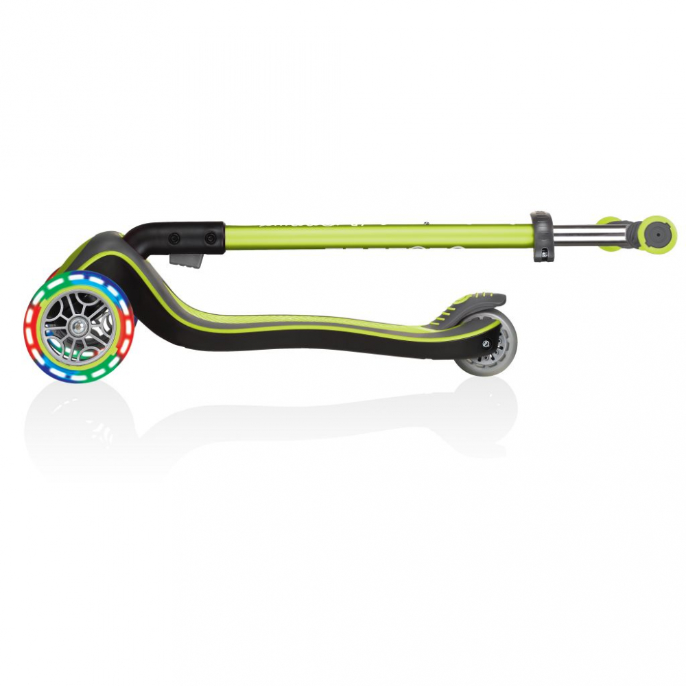 Trotineta pliabila Globber Elite Deluxe Lights Verde - 6