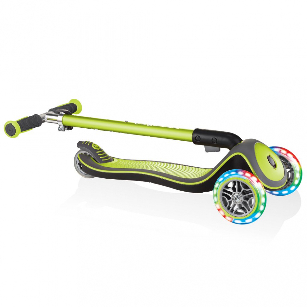 Trotineta pliabila Globber Elite Deluxe Lights Verde - 9