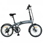 Bicicleta Electrica E-BIKE pliabila roti 20 inch Carpat CSC10/05E gri/alb
