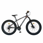Bicicleta MTB-Fat Bike Shimano Revoshift Tourney 21 viteze 26 inch CSV26/19B gri/portocaliu