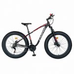 Bicicleta MTB-Fat Bike Shimano SL-TX30 26 inch Carpat Aventus CSC26/00H negru/gri/rosu