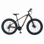 Bicicleta MTB-Fat Bike Shimano SL-TX30 26 inch Carpat Aventus CSC26/00H negru/portocaliu/albastru