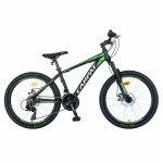 Bicicleta MTB-HT Shimano Tourney TY-300 24 inch Carpat CSC24/99A verde