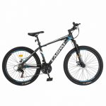 Bicicleta MTB-Ht Shimano Tourney TZ500D 26 inch Carpat CSC26/58C negru cu design albastru/alb