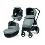 Carucior 3 in 1 Peg Perego Book 51 Titania Primoviaggio SL 0-22 kg Futura Cinder Gri