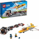 Lego City transportor de avion cu reactie pentru spectacol aviatic