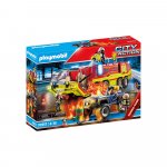 Masina si camion de pompieri Playmobil