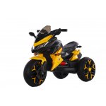 Motocicleta electrica cu scaun din piele Nichiduta Race Yellow