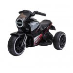 Motocicleta electrica cu scaun din piele si roti EVA Nichiduta Moto Black
