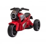 Motocicleta electrica cu scaun din piele si roti EVA Nichiduta Moto Red