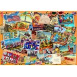 Puzzle Bluebird USA Postcard 3.000 piese