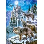 Puzzle Castorland Wolves and Castle 1500 piese