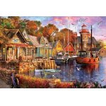 Puzzle Educa Sunset In The Port 5.000 piese include lipici