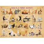 Puzzle Eurographics Yoga is A Family Activity 500 piese xxl