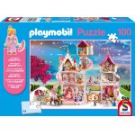 Puzzle Schmidt Castelul Printesei 100 piese include figurina Playmobil