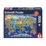 Puzzle Schmidt Descoperim lumea 1.000 piese