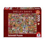 Puzzle Schmidt Shelley Davies Consumabile Vintage pentru artisti 1.000 piese