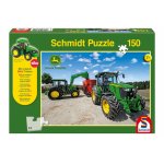 Puzzle Schmidt Tractor seria 5M 150 piese include 1 tractor Siku