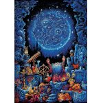 Puzzle fosforescent Educa The Astrologist 1.000 piese include lipici