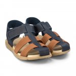 Sandale baieti BIBI Basic Mini Naval/Camel 28 EU