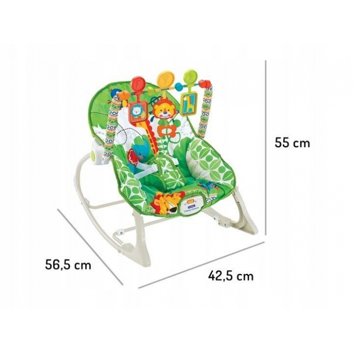 Balansoar cu vibratii 3 in 1 Ecotoys 8616 Jungla - 7