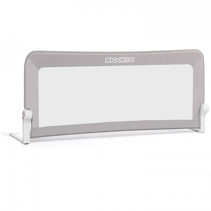 Bariera de protectie pentru pat 150 x 35 x 66 cm Ricokids Gri