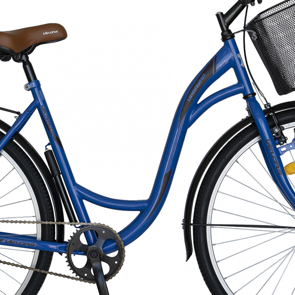 Bicicleta City 28 inch Velors Ukraina CSV2894F albastru negru - 4