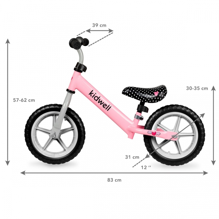 Bicicleta Fara Pedale Kidwell Rebel Pink - 4