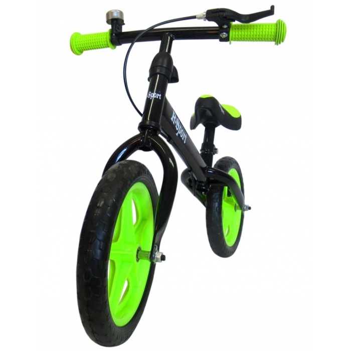 Bicicleta fara pedale R-Sport R4 verde-negru Bicicleta imagine noua responsabilitatesociala.ro