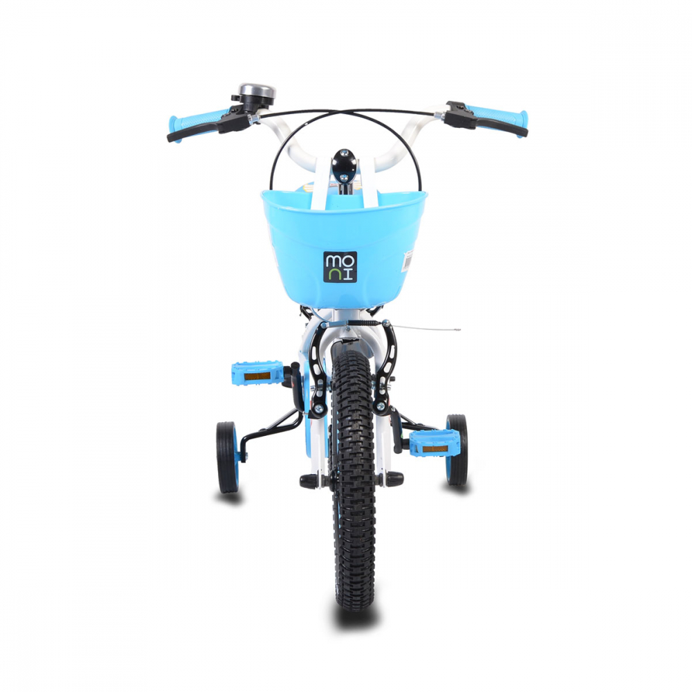 Bicicleta pentru copii cu cadru iluminat Moni Flash Albastru 14 inch - 2