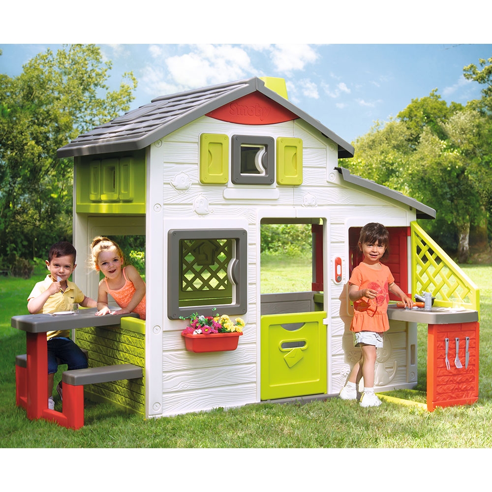 Casuta pentru copii Smoby Friends Playhouse Neo cu bucatarie - 3 | YEO