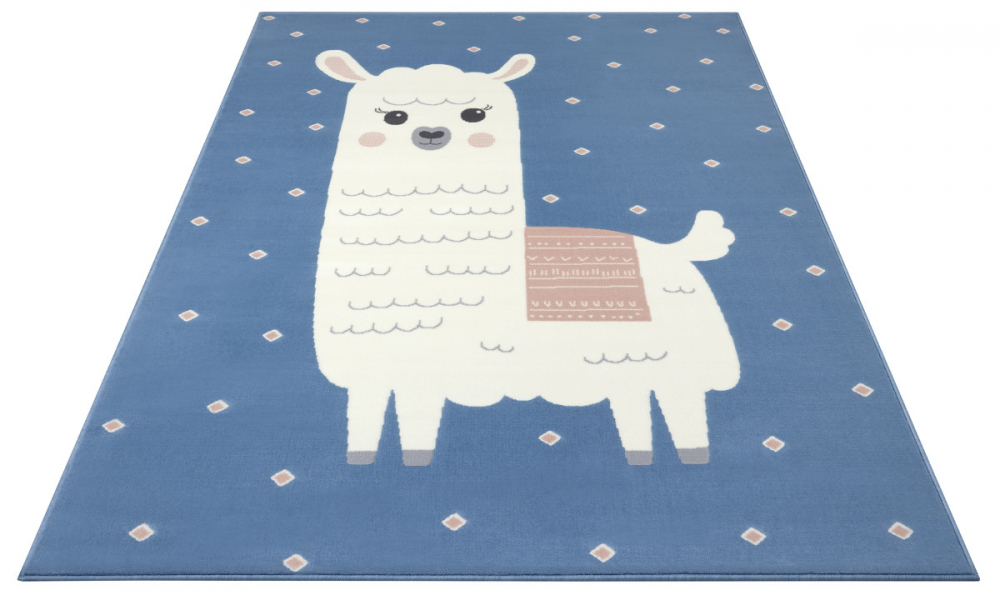 Covor copii tineret Adventures albastru 160x220 - 2