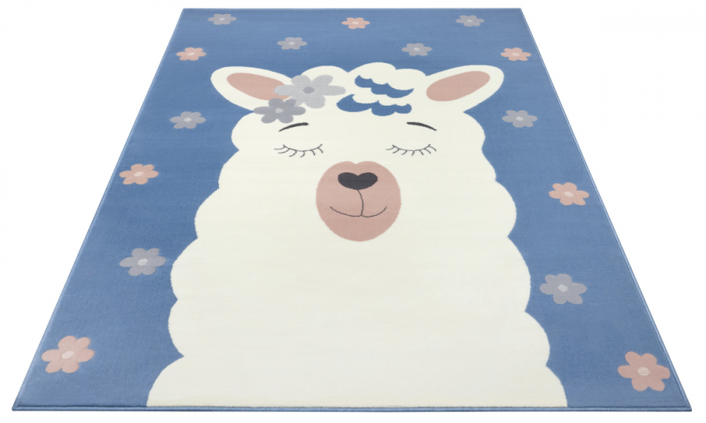 Covor copii tineret Adventures albastru 160x220 - 2
