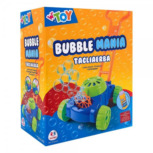 Masina de tuns iarba pentru copii Globo WToy cu dispozitiv baloane de sapun Baloane imagine noua responsabilitatesociala.ro