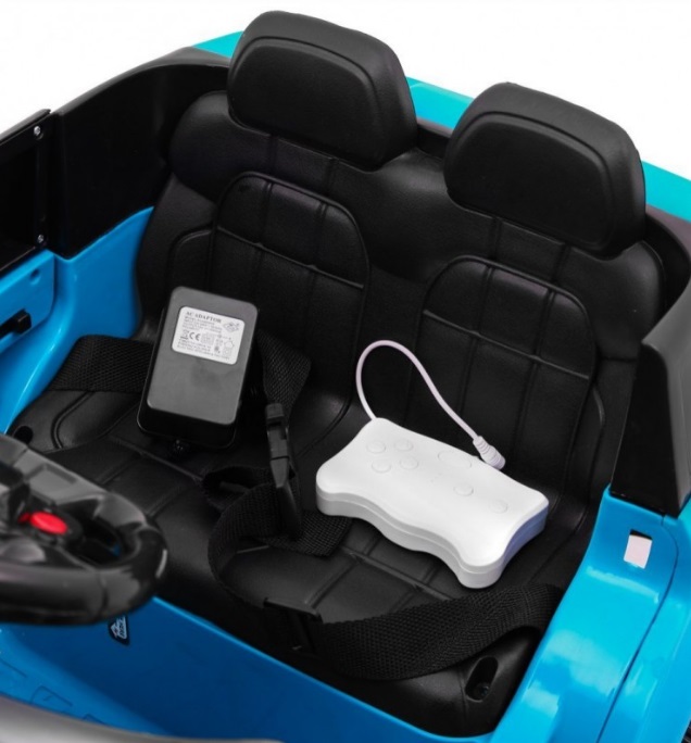 Masinuta electrica cu telecomanda 2.4 Ghz Thunder Blue - 3