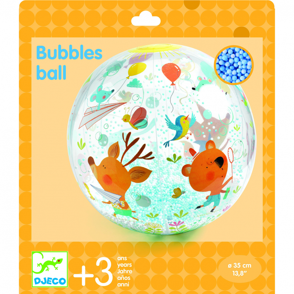 Minge usoara Djeco Animalute in miscare Bubbles ball animalute imagine noua responsabilitatesociala.ro