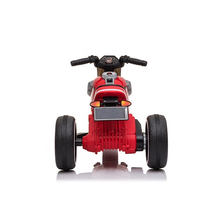 Motocicleta electrica cu scaun din piele si roti EVA Nichiduta Moto Red - 2