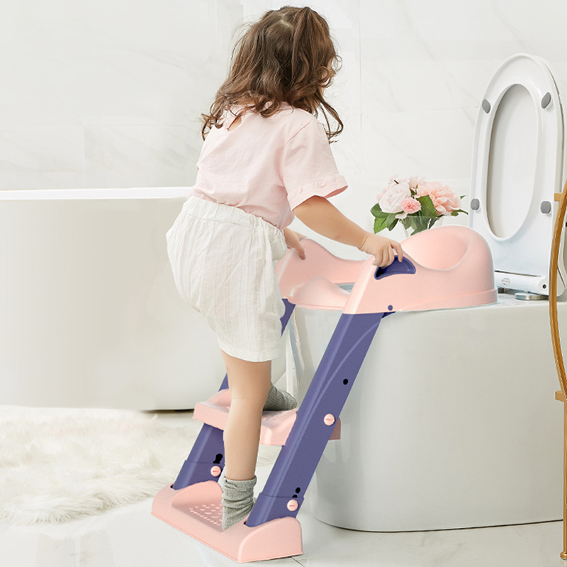 Reductor toaleta cu 2 trepte Little Mom Training Seat PinkPurple - 2 | YEO