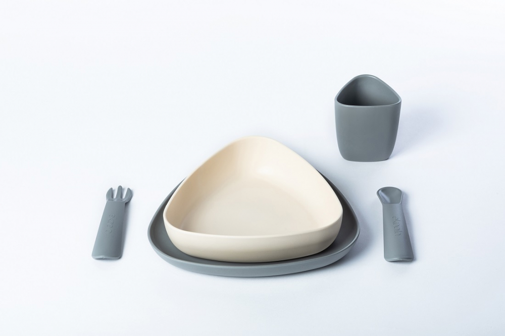 Set de masa Prima Pappa eKoala BIOplastic grey