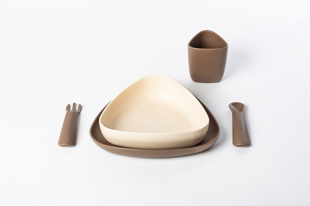 Set de masa Prima Pappa eKoala BIOplastic brown - 2 | YEO