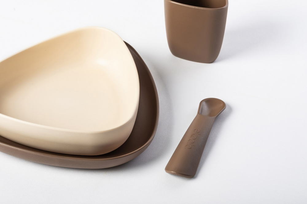 Set de masa Prima Pappa eKoala BIOplastic brown - 3 | YEO