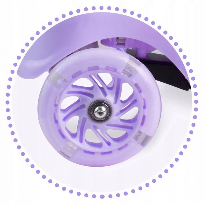 Trotineta cu roti cu Led Ricokids Piko Violet - 3 | YEO