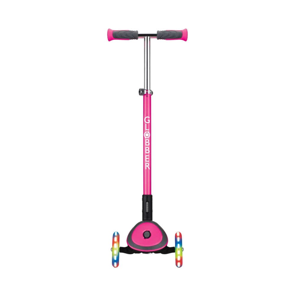 Trotineta pliabila Globber Elite Deluxe Lights Roz - 10