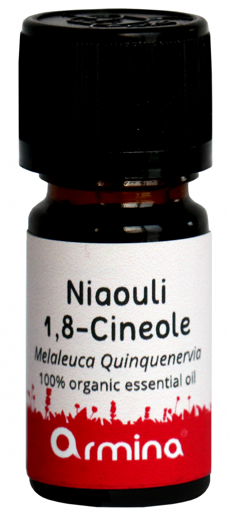 Ulei esential de Niaouli (Melaleuca Quiniquenervia) 1.8 Cineol pur bio 10ml Armina (Melaleuca imagine noua responsabilitatesociala.ro