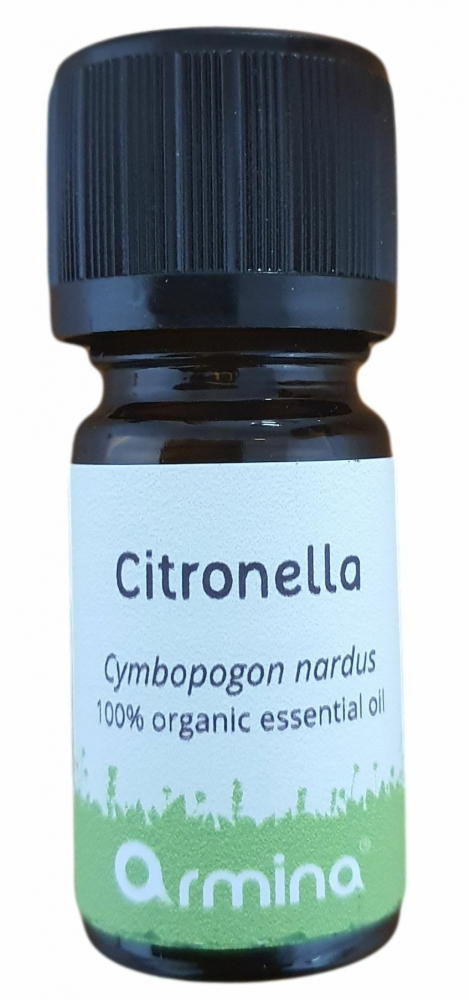 Ulei esential de citronella (cympbopogon nardus) pur bio 5ml Armina (cympbopogon imagine noua responsabilitatesociala.ro