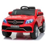 Masinuta electrica cu scaun din piele si roti EVA Mercedes Benz GLE63S AMG Red