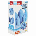 Nisip pentru modelaj Fun Sand 1000 gr culoare Albastru