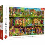 Puzzle Trefl Fairy bookcase aimee Stewart 1500 piese