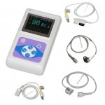 Pulsoximetru profesional Contec CMS60D senzor adulti, pediatric si neonatal, cablu de extensie